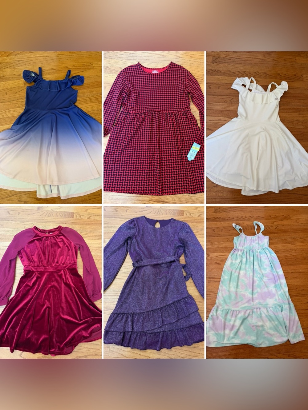 Girls Dressy Lot (6 Dresses and 1 Romper)